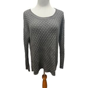 Old Navy Grey Gray knit sweater Size Medium